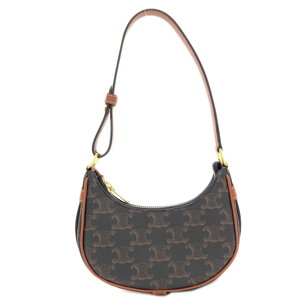 Celine Bag Triomphe Shoulder Ava Black